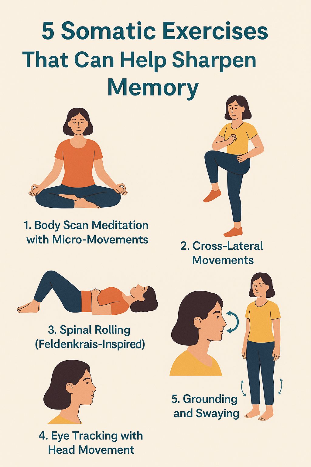 5 Somatic Exercises That Can Help Sharpen Memory
