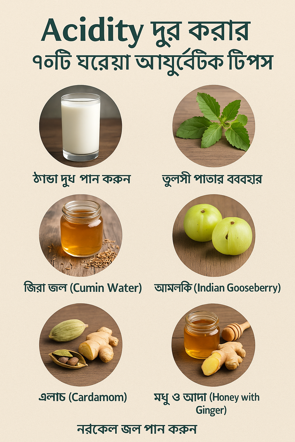 Title: 7 Effective Ayurvedic Home Remedies to Get Rid of Acidity Naturally